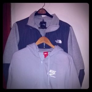 Nike, The North Face jackets